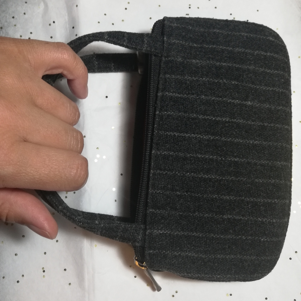 =Esprit Pinstriped Mini Bag